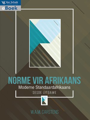 cover image of Norme Vir Afrikaans